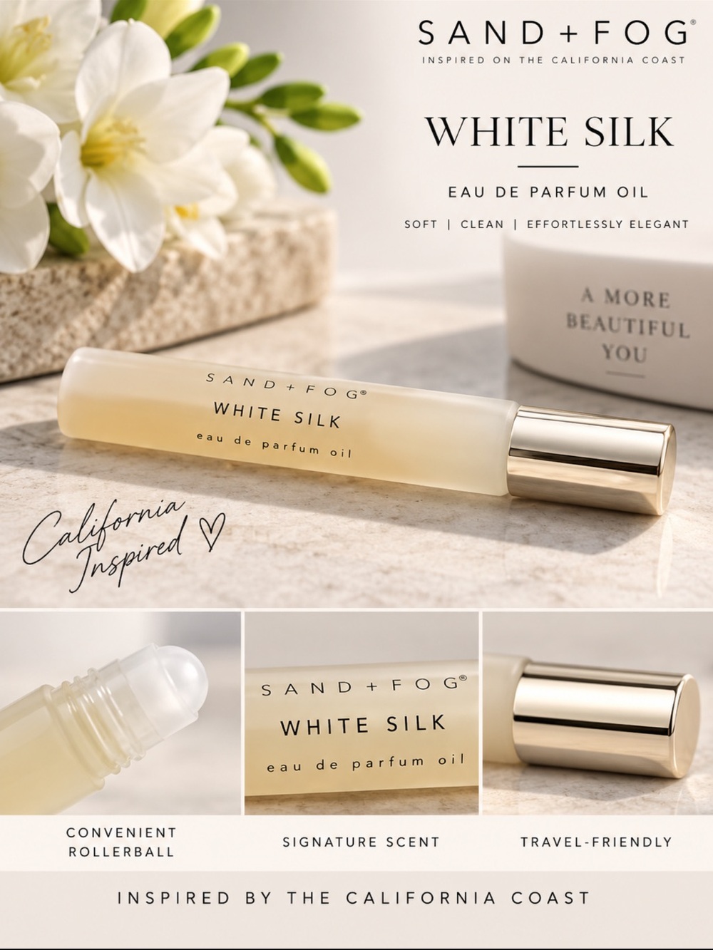 SAND + FOG white silk Oil 10ml